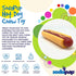SodaPup Hot Dog – Durable Dog Chew Toy Made in USA from Non-Toxic Nylon for Mental Stimulation and Clean Teeth