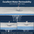 Aquarium Filter Media, Upgraded 8-Layer Filter Sponge Pad for Fish Tank and Pond, Reusable and Washable Filter Floss