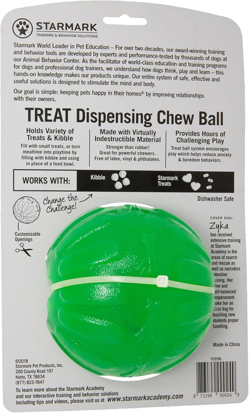 Interactive Chew Ball for Dogs - Large Size