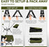 Backpacking MARCHWAY Lightweight Folding Camping Chair with Spring Lock, Stable Compact Portable for Outdoor Camp
