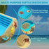Gxsdj Turtle,Gecko,Lizard,Frog,8.76.72.2 Hermit Crab Water Bowl with Climbing Ramp,Hermit Crab Water Pool,Beach Style