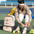 Tennis Bag, Large Tennis Backpack for Women with Ventilated Shoe Compartment and Insulated Pocket