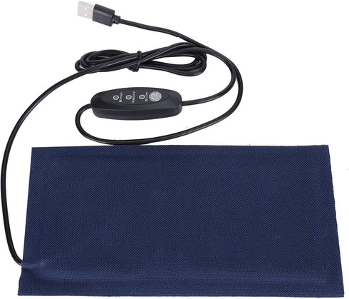 Tnfeeon Pet Heating Mat Pad, Electric Heated Carpet with USB Power Supply, Adjustable Temperature for Puppies Kittens