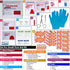 Portable Mini First Aid Kit, Compact Medical Kits with Waterproof EVA Case for Car, Home, Outdoors, Sports
