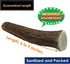 Elk Antler Chews for Dogs | Twin Pack Large Whole Naturally Shed USA Collected A-Grade Premium Antlers | All Natural