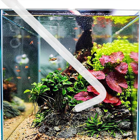 2 Set Manual Fish Tank Cleaning Tools with Extension Pipe and L Shaped Extension Pipe, 30ml Aquarium Water Changer,
