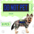 8 Pieces Service Dog Patches Colorful Dog Vest Harnesses Patches Do Not Pet Vest Patches Ask to Pet for Animal Tactical Harnesses Collars Leashes by Saintrygo