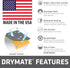 Drymate Corner Cat Litter Trapping Mat (Ridged Design), Waterproof and Machine Washable, Soft on Kitty Paws