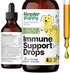 Immune Support Supplement for Dogs, Liquid Drops with Echinacea, Marshmallow Root & Mullein - 4 oz