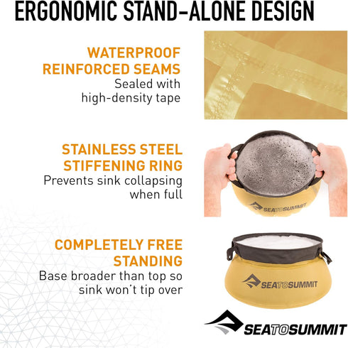Sea to Summit Collapsible Kitchen Sink for Camping