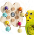 Mygeromon Bird Toys for Parakeets Interactive Spinning Bells Toy for Parrot Budgie