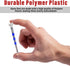 Zario Golf Tees 3 1/4 inch with 1 1/2 inch Combo, Near Unbreakable Plastic Golf Tees - 50 Count