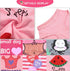 6 Pieces Dog Shirt Puppy Sweatshirt - Sleeveless Vest for Small to Medium Dogs, Cute Patterns, S Size