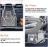 Texsens Pet Carrier - Soft-Sided Cat Carrier for Small/Medium/Large Cats & Puppies Up to 16 lbs, TSA Approved (Grey)