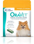 OraVet Dental Chews for Dogs - Oral Care Chews for Extra Small Dogs, 30 Count, Yellow Pouch