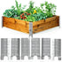 8" Pallet Collar Hinges 4PCS, Stackable and Collapsible for Garden Bed, Pet Enclosures, Home Storage