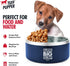 Tuff Pupper Heavy Duty Insulated Dog Bowl | Double Wall Stainless Steel Dog Food Dish | Non-Slip Dishwasher Safe
