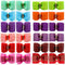 YOY 24PCS / 12 Pairs Adorable Grosgrain Ribbon Pet Dog Hair Bows with Rubber Bands - Puppy Grooming Hair Accessories Set