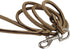Genuine Leather Rope Leash, 4ft Long, 1/4" Diameter for Medium Dogs