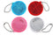 Stylish Safety Reflectors, Reflective Gear for Jackets, Bags, Backpacks, Strollers (Circle, Mix-4-Pack)