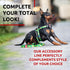 WAUDOG Nylon Dog Leash for Small Medium Dogs | 4 Ft Strong Heavy Duty Leash for Large Breed Dogs