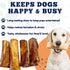 5-6 Inch (4 Count) Amazing Dog Treats - Meaty Beef Marrow Bones - Best for Dogs - Long Lasting Chew - Filled Marrow