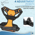 Dog Harness No-Pull Pet Harness - Adjustable Outdoor Vest for All Sized Dogs in Orange