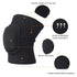 6 PATIKIL L Size Protective Knee Pads, Pairs Sponge Volleyball Knee Pads Breathable Dance Knee Pads Brace for Women Men
