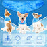 5 Pieces Dog Cooling Bandanas, Ice Scarf Neck Wraps for Hunting Training Hiking Camping Accessories for Summer (S)