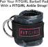 FITGIRL Squat Pad and Hip Thrust Pad - Barbell Pad for Leg Day, Thick Cushion for Comfortable Squats, Lunges, Glute