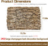 Cork Terrarium Background 15.7x11.8in Natural Cork Large Bark Backdrop for Reptile Habitat Decor (2 PCS)