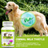 Milk Thistle for Dogs, 180 Chewable Tablets, Canine Liver and Kidney Support Supplement, Detox for Dogs