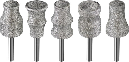 Dog Nail Grinder Bits - 5pcs 1/8" Animal Diamond Rotary Bit for
