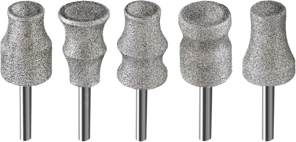 Dog Nail Grinder Bits - 5pcs 1/8" Animal Diamond Rotary Bit for