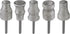 Dog Nail Grinder Bits - 5pcs 1/8" Animal Diamond Rotary Bit for