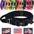 ADITYNA Tactical Dog Collar for Large Dogs - Soft Padded, Heavy Duty, Adjustable Black Collar
