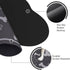 Dog Cat Food Mat - Rapid Absorbent Pet Feeding Mat, Bone Shaped Placemat with Rubber Backing, Dark Grey