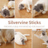 PAZ'S GIFT Catnip Toy, 2pcs Cat Chew Kicking Silvervine Stick, Indoor Interactive Dental Care for Kittens