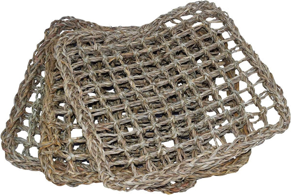 Super Bird Creations SB50002 Seagrass Mat for Cage Decor, Pet Enrichment, Safe for Birds & Reptiles (3 Pack)