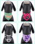 100 Pack PET SHOW XL Dog Bandanas Bulk No Stitching for Extra Large Dogs Washable Paw Print Scarf Triangle Bibs