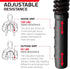 Zenooze's Power Twister Flex Bar - Ultimate Upper Body Exercise Equipment for Strengthening Chest, Shoulders, Biceps,