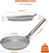Hunter Pan with Metal Folding Handle for Outdoor Cooking, Roasting Over Open Fire or Grill, Cast Iron
