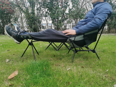 HI SUYI Backpacking,Durable 600D Portable Camping Chair Foot Rest Stool Lightweight Heavy Duty Folding Outdoor Picnic