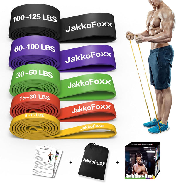Resistance Bands Set for Men & Women, Pull Up Bands, Stretching Assist Bands for Muscle Training