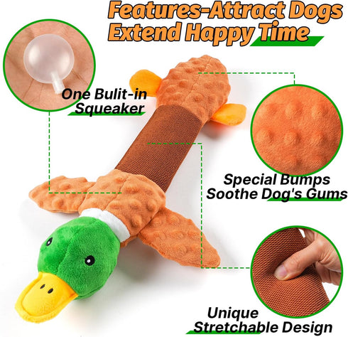 Sedioso Extra Large Dog Toy, Durable 20 Inch Tug of War Toy for Large Breeds with Crinkle Paper