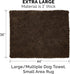44" 35" 100% Shammy Furhaven x Highly Absorbent Dog Door Mat for Muddy Paws, Washable, Perfect for Entryway, Kitchen