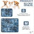 2 Pack 18"x24" Qeils Washable Pee Pads for Dogs, Reusable Puppy Pads Super Absorbent Leakproof Dog Training Pads