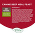 Nature's Logic Canine Beef Meal Feast, 4.4 lbs