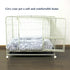 Dog Bed for Medium Small Dogs, Soft Comfortable Mats, Washable Plush Cage Mat, Deluxe Anti-Slip Pet Beds, Grey 36 X 24