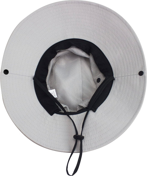 Women's Ponytail Sun Hat Muryobao UV Protection Foldable Mesh Wide Brim Beach Fishing Hat